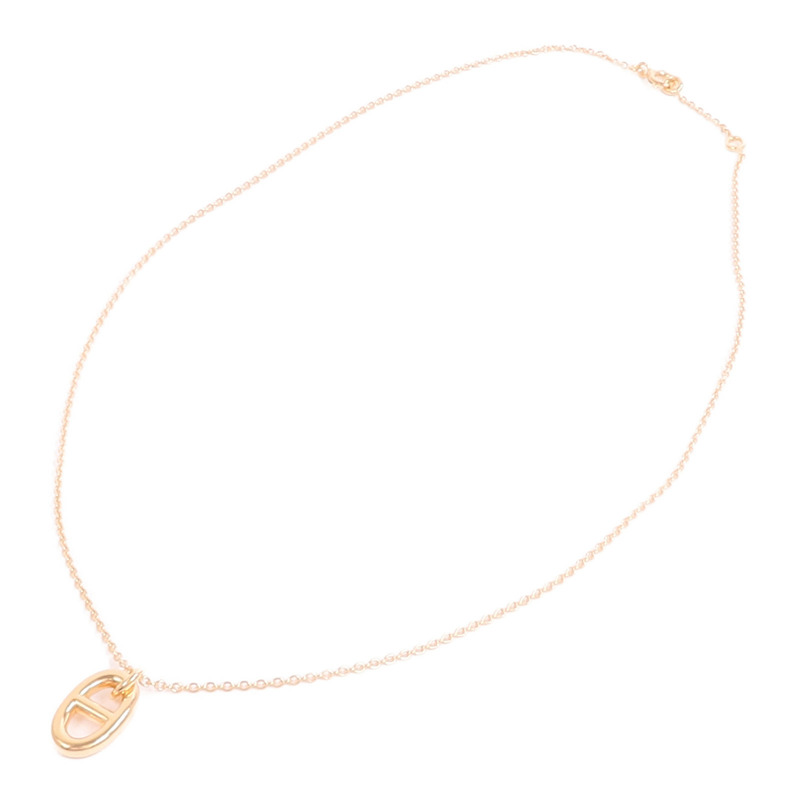 HERMES 18K玫瑰金Farandole Pendant項鍊-6