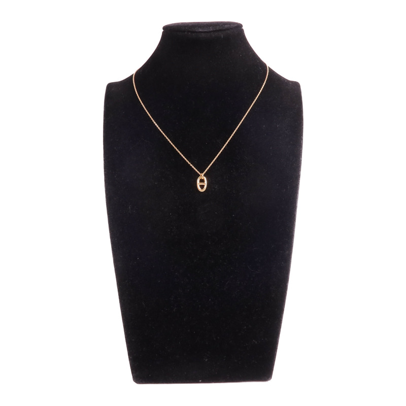 HERMES 18K玫瑰金Farandole Pendant項鍊-8