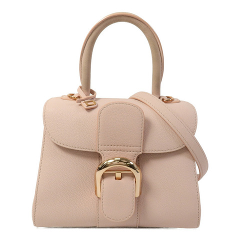 Delvaux 牛皮皮革Brillant Mini手挽肩背兩用袋