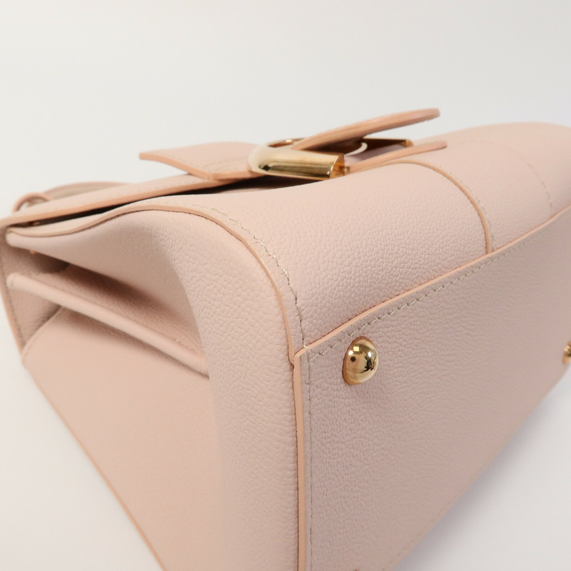 Delvaux 牛皮皮革Brillant Mini手挽肩背兩用袋-10