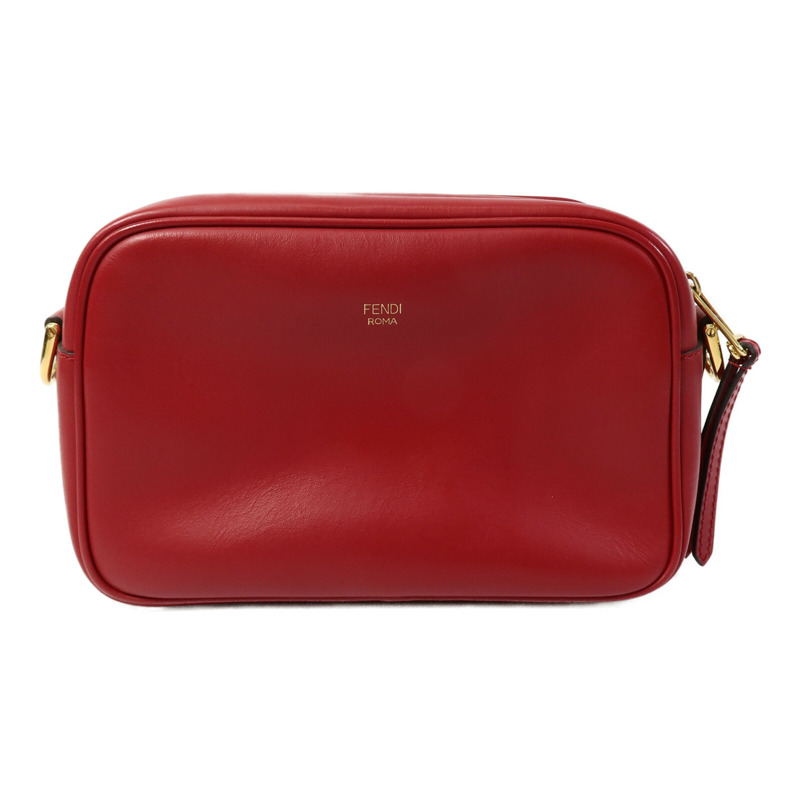 FENDI 牛皮皮革Zucca Camera肩背袋-2