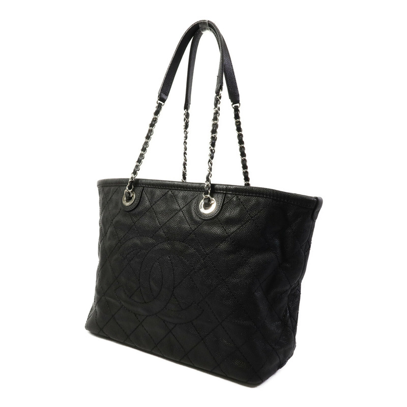 CHANEL 牛皮皮革CC Quited Tote Bag手挽袋-1
