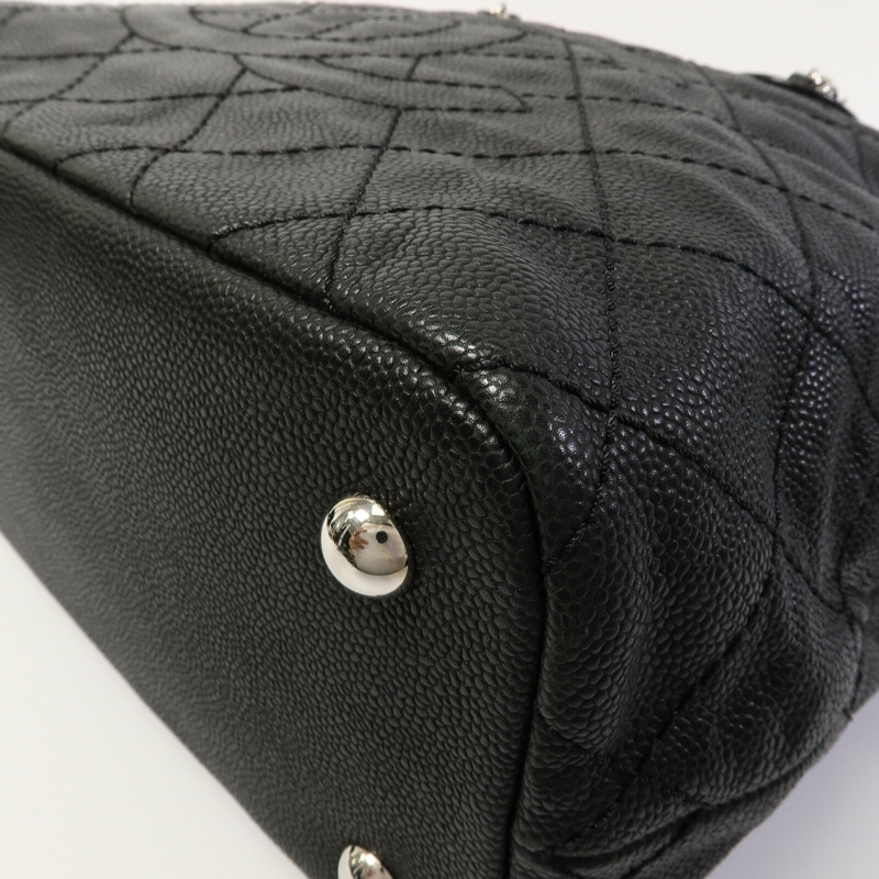 CHANEL 牛皮皮革CC Quited Tote Bag手挽袋-10
