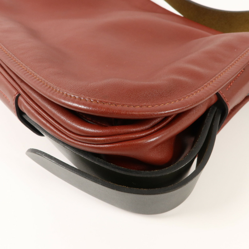 HERMES Swift皮革Barda 30肩背袋Noir-10