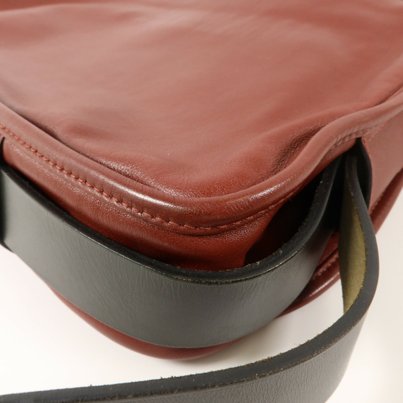 HERMES Swift皮革Barda 30肩背袋Noir-12