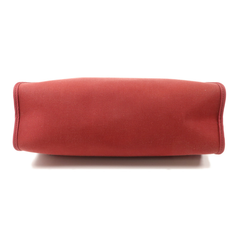 HERMES 帆布Herbag PM手挽肩背兩用袋Rubis/Fauve-3