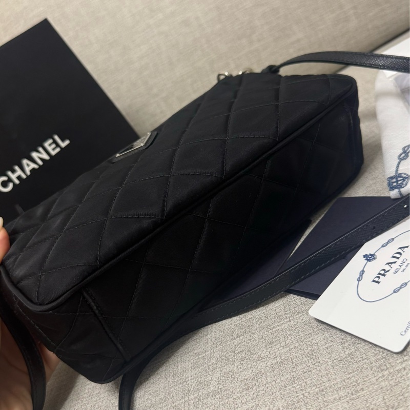 prada 斜背包 腋下包-13