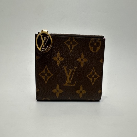 LV 原花Lisa6卡對釦短夾M82383