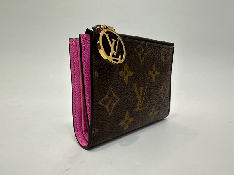LV 原花Lisa6卡對釦短夾M82383-1