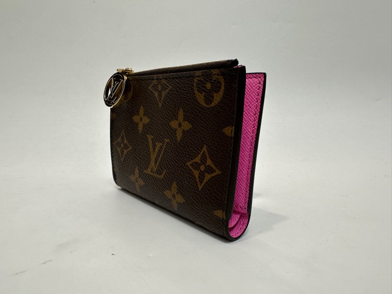 LV 原花Lisa6卡對釦短夾M82383-2