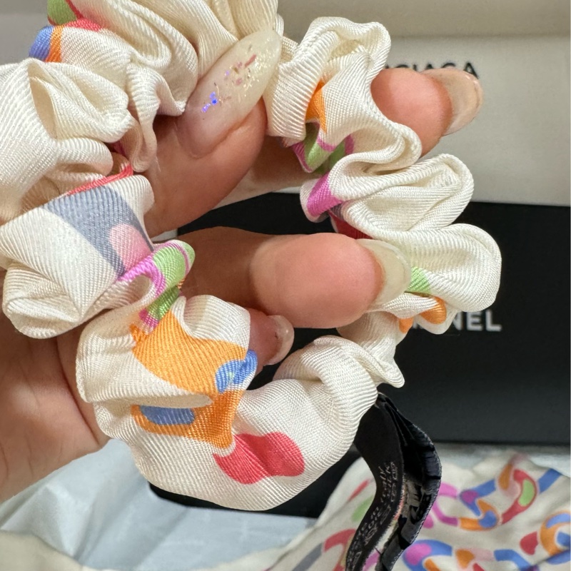 Chanel 絲巾+髮帶-5