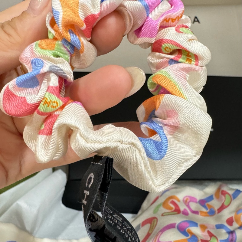 Chanel 絲巾+髮帶-9