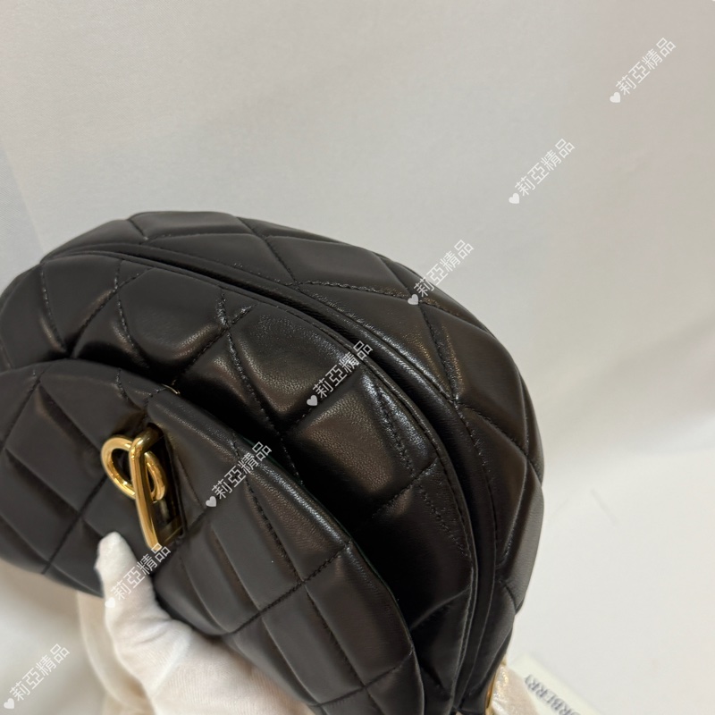 莉亞精品♡Burberry 小羊皮鏈包 #未使用閒置品-9