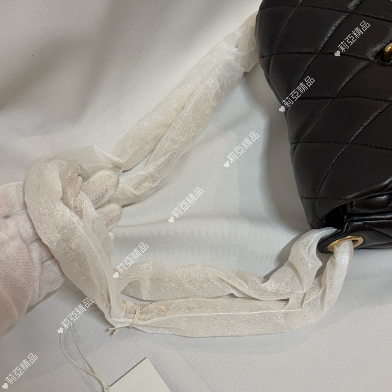 莉亞精品♡Burberry 小羊皮鏈包 #未使用閒置品-12