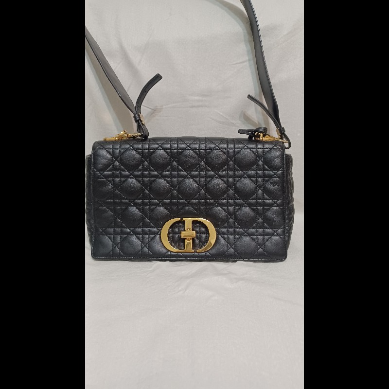 Dior Caro 斜背肩背小牛皮包-5