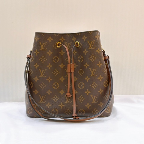 莉亞精品♡ Lv 老花焦糖水桶 二手美包