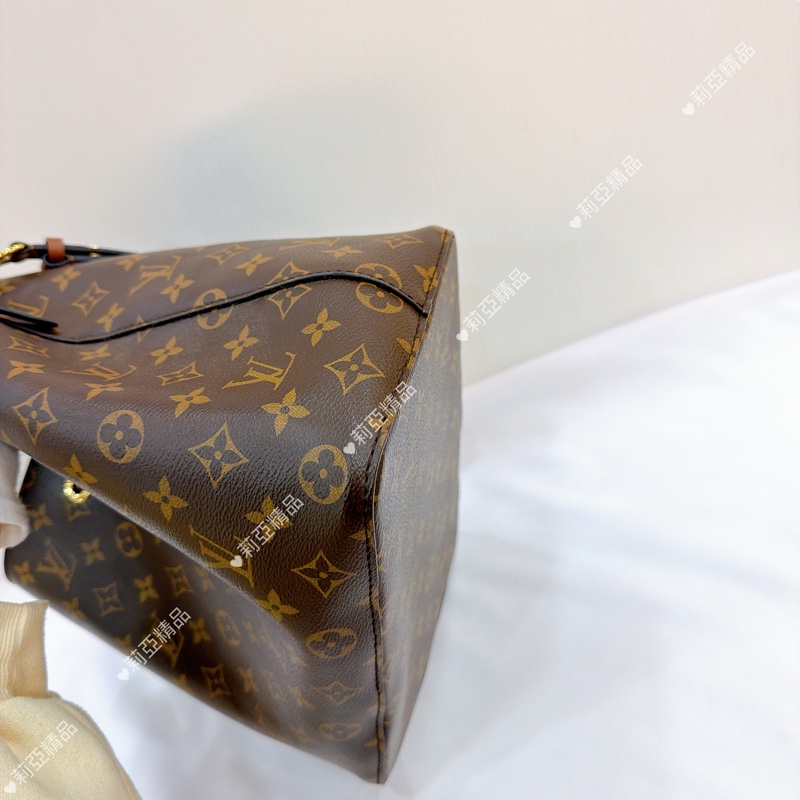 莉亞精品♡ Lv 老花焦糖水桶 二手美包-7