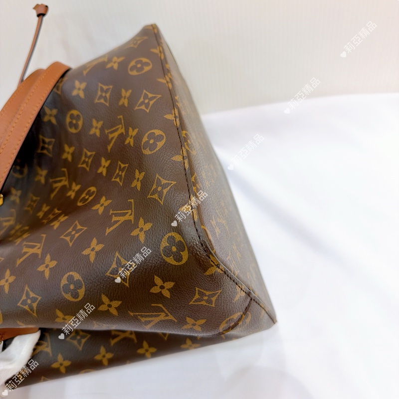 莉亞精品♡ Lv 老花焦糖水桶 二手美包-8