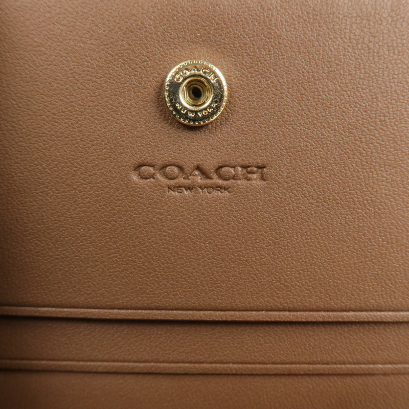 COACH 塗層帆布Wallet錢包-7