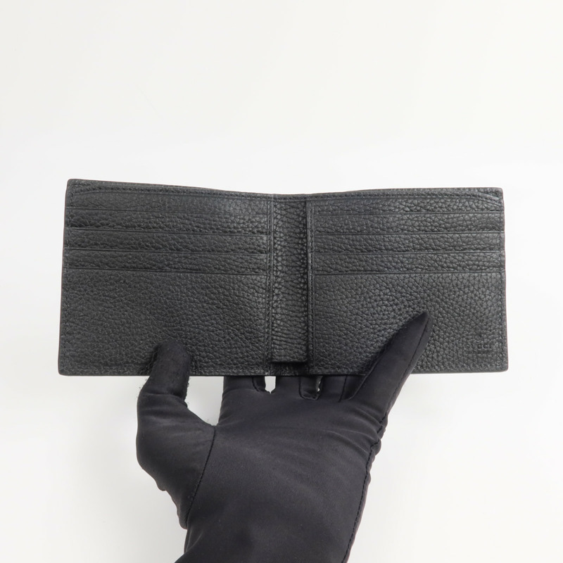GUCCI 牛皮皮革Bi-Fold Wallet錢包-6