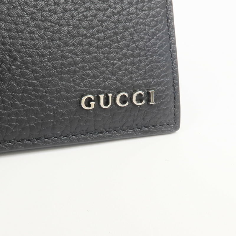 GUCCI 牛皮皮革Bi-Fold Wallet錢包-9