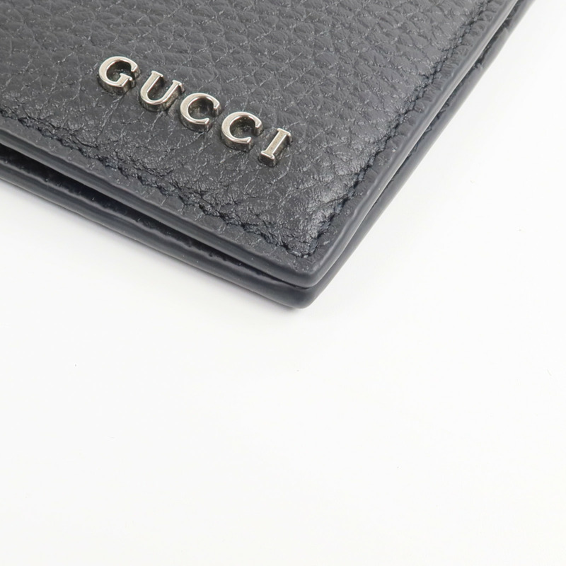 GUCCI 牛皮皮革Bi-Fold Wallet錢包-10