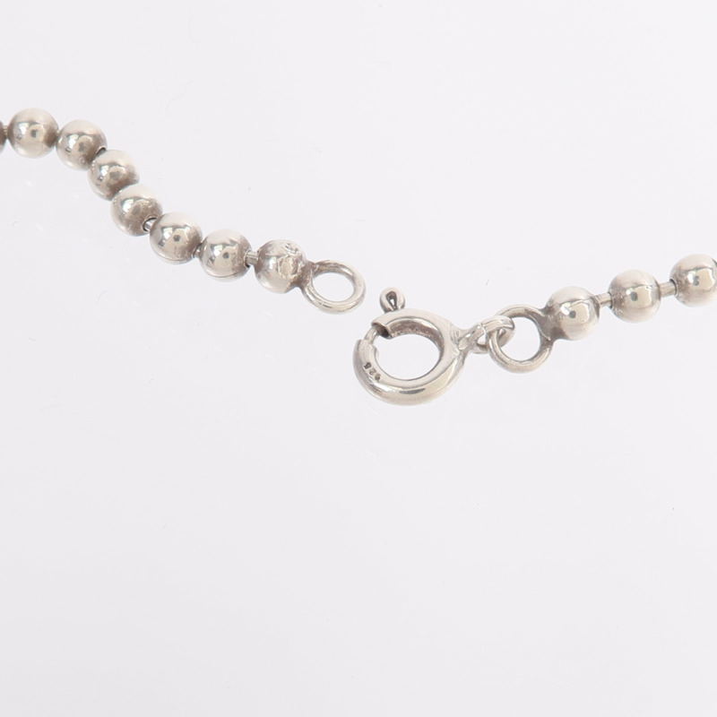 CARTIER 925純銀/不鏽鋼Vintage 2C Logo Pendent Necklace項鍊-5