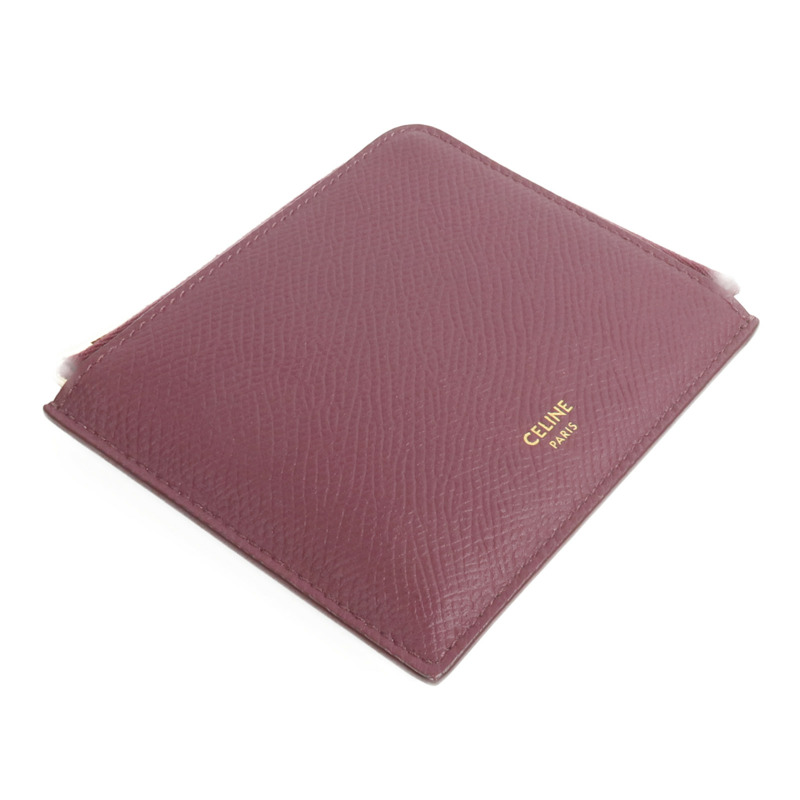CELINE 牛皮皮革Zipped Purse Card Case錢包-3