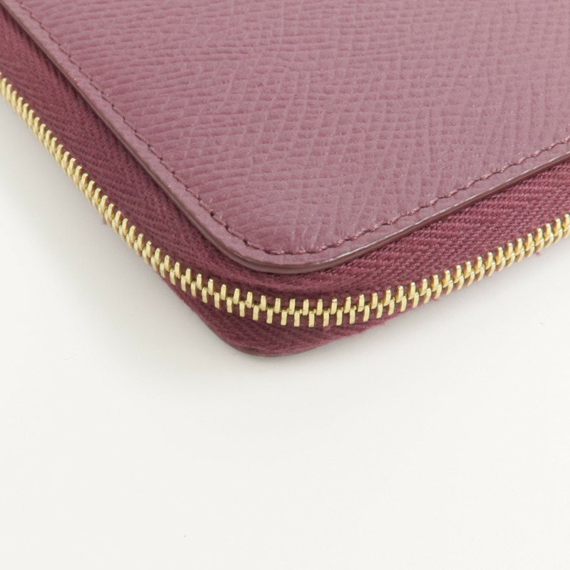 CELINE 牛皮皮革Zipped Purse Card Case錢包-9