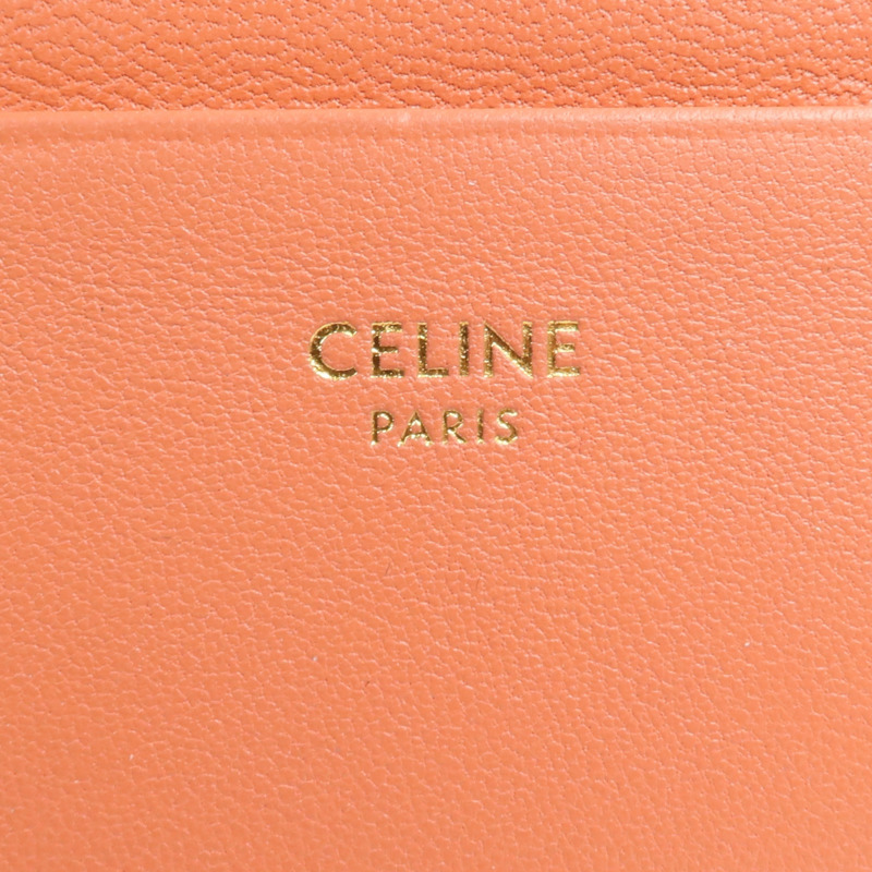 CELINE 牛皮皮革Zipped Purse Card Case錢包-14