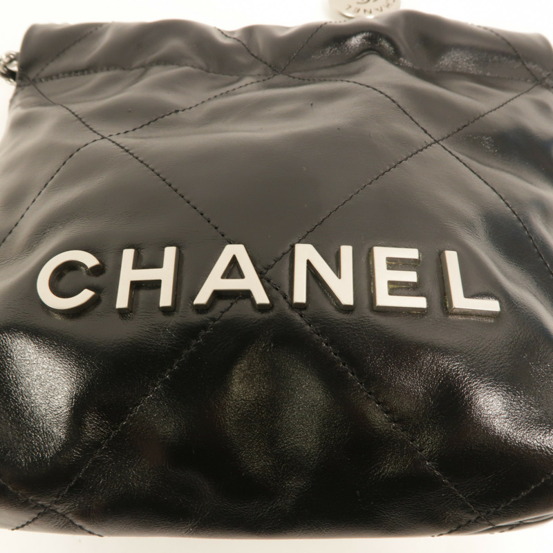 CHANEL Chanel 22 Mini鏈帶手挽肩背兩用袋-9
