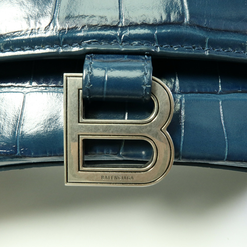 BALENCIAGA 牛皮皮革Hourglass Small手挽肩背兩用袋-7