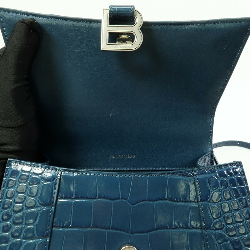 BALENCIAGA 牛皮皮革Hourglass Small手挽肩背兩用袋-15