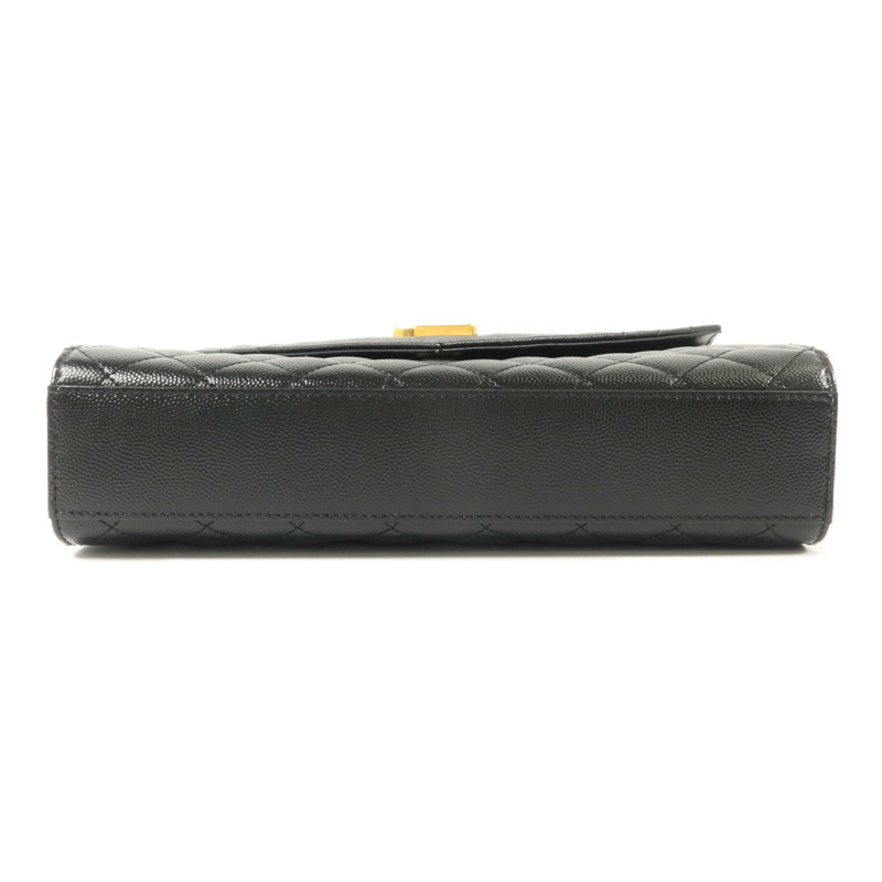 SAINT LAURENT 牛皮皮革Envelope Medium鏈帶肩背袋-3