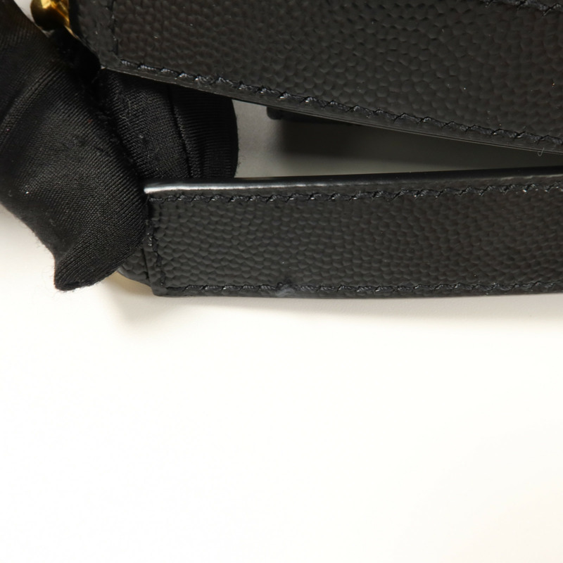 SAINT LAURENT 牛皮皮革Envelope Medium鏈帶肩背袋-17
