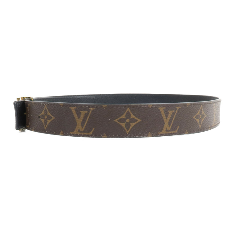 LOUIS VUITTON Monogram Initiales 30mm Reversible Belt皮帶-1