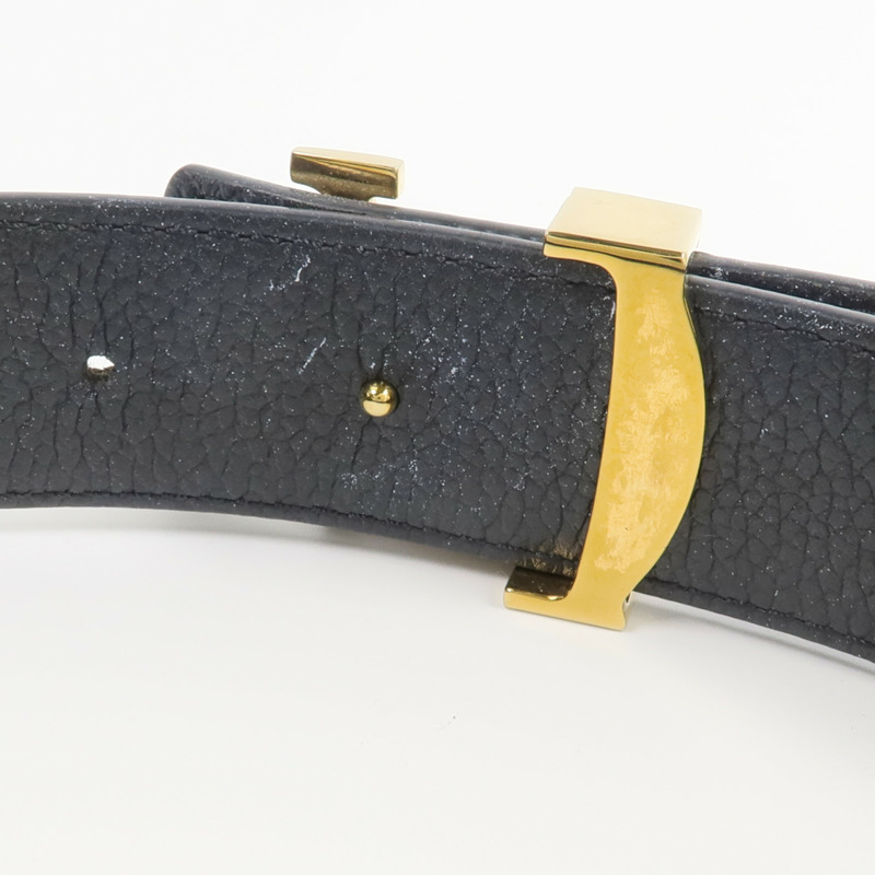 LOUIS VUITTON Monogram Initiales 30mm Reversible Belt皮帶-4