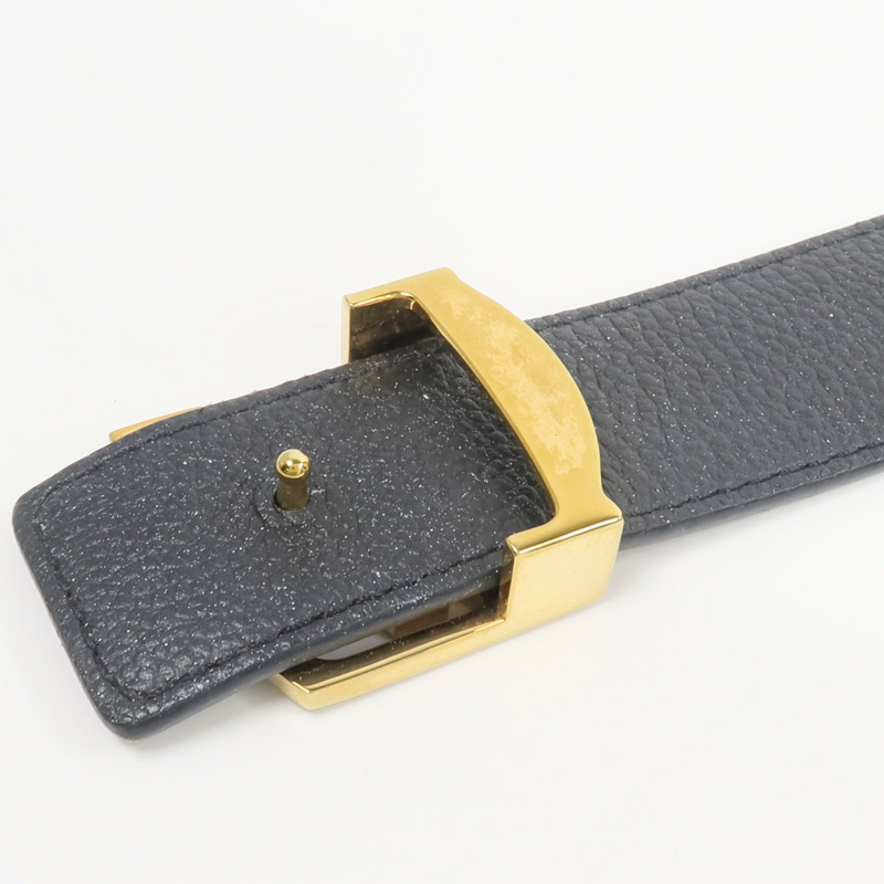 LOUIS VUITTON Monogram Initiales 30mm Reversible Belt皮帶-8