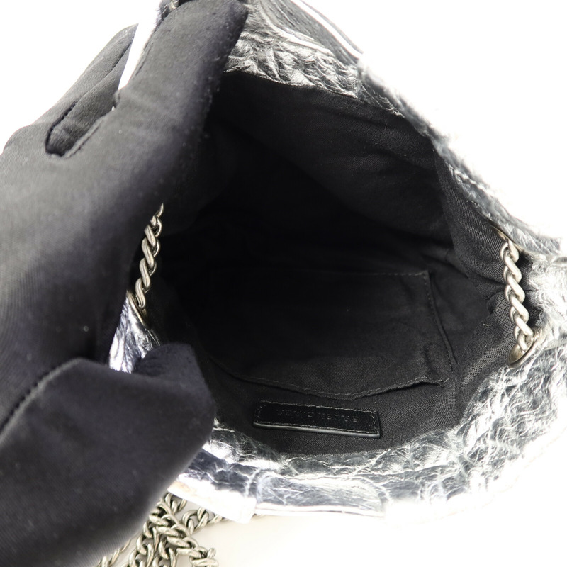 BALENCIAGA 牛皮皮革Crush Tote XS鏈帶肩背袋-4