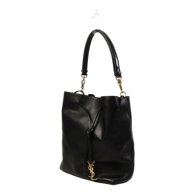 YVES SAINT LAURENT 羊皮皮革Paris VII Pochon手挽袋-1
