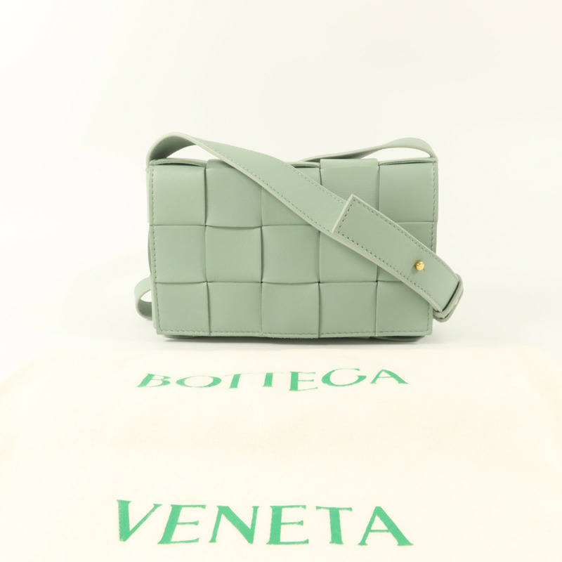 BOTTEGA VENETA 羊皮皮革Cassette Bag Small肩背袋-9