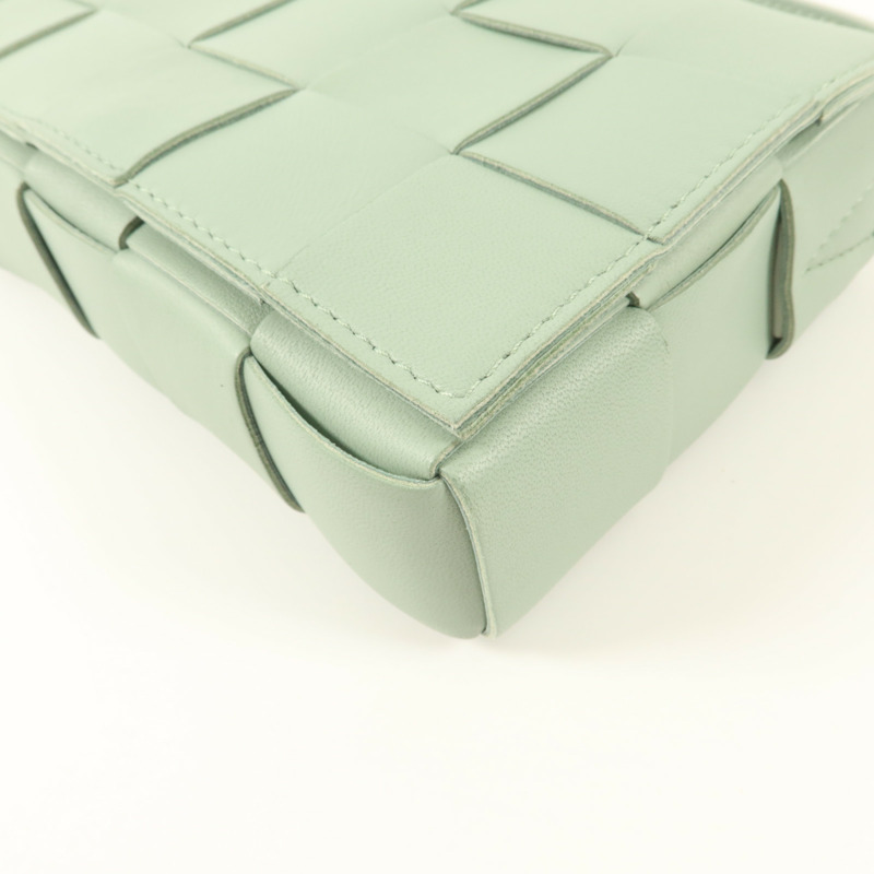 BOTTEGA VENETA 羊皮皮革Cassette Bag Small肩背袋-11