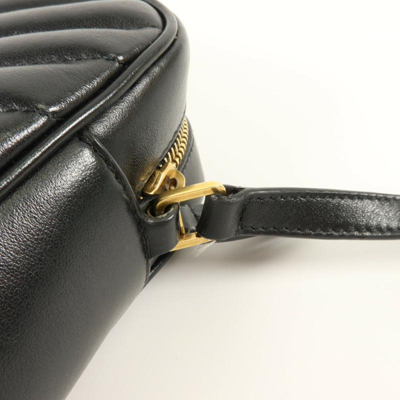 SAINT LAURENT 牛皮皮革Laurent Lou Camera肩背袋-11