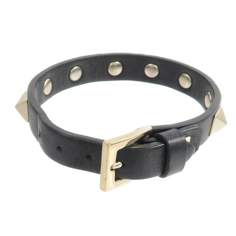 Valentino 牛皮皮革Garavani Rockstud Bracelet手鐲-2