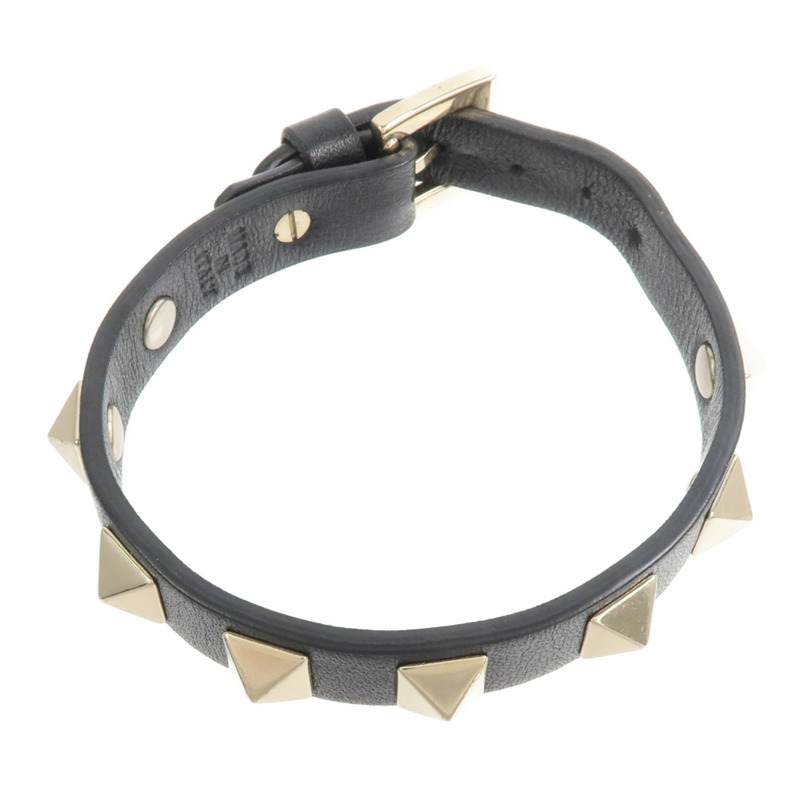Valentino 牛皮皮革Garavani Rockstud Bracelet手鐲-3