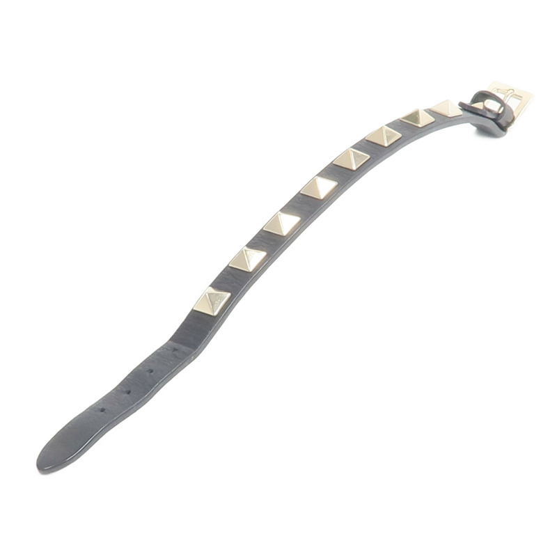 Valentino 牛皮皮革Garavani Rockstud Bracelet手鐲-7