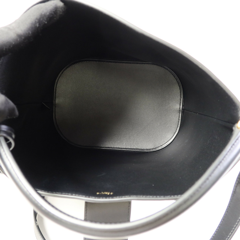 CELINE 牛皮皮革Louise Bucket Medium手挽肩背兩用袋-4