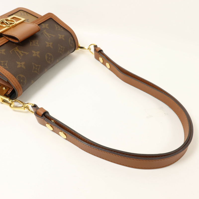 LOUIS VUITTON Monogram Reverse Mini Dauphine肩背袋-7