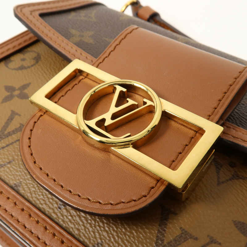 LOUIS VUITTON Monogram Reverse Mini Dauphine肩背袋-8