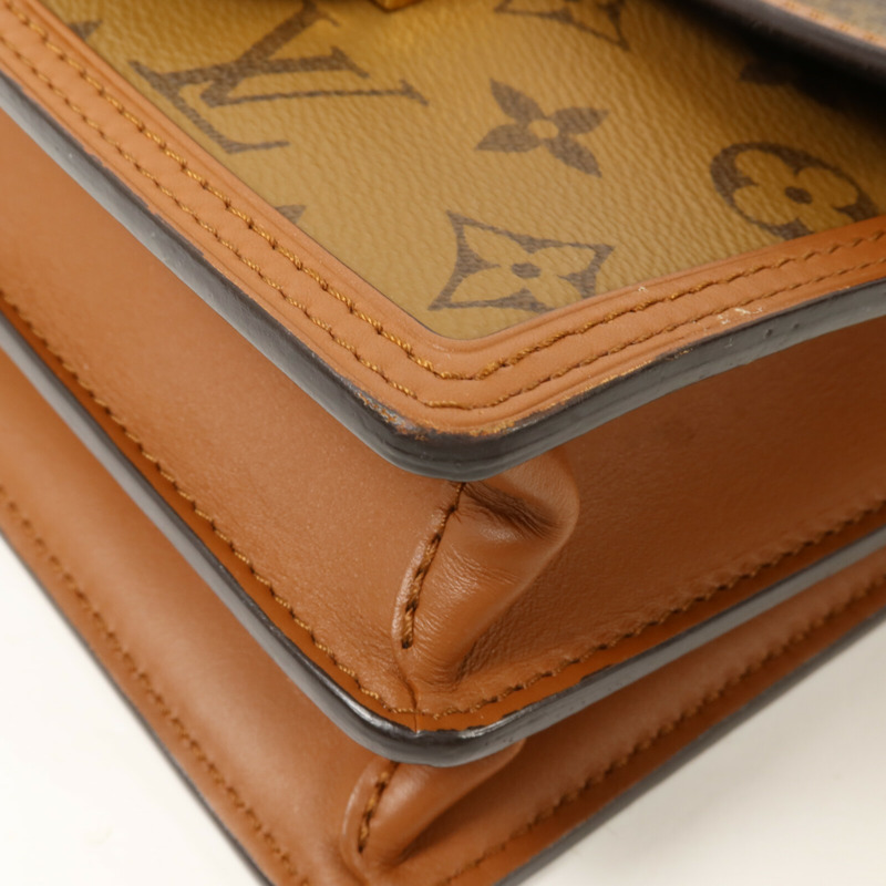 LOUIS VUITTON Monogram Reverse Mini Dauphine肩背袋-10